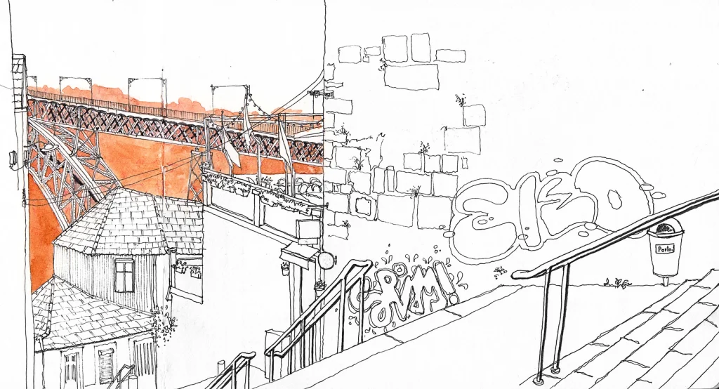 Croquis in situ - Porto
