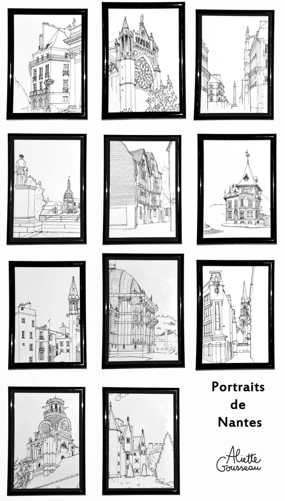 Portraits architecturaux de Nantes